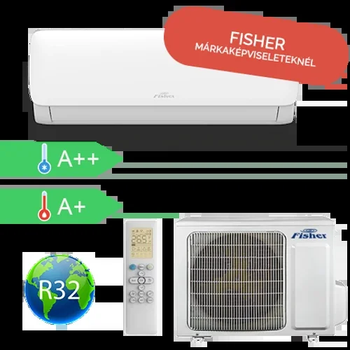 Fisher Special Edition FSAIF-SP-121AE3 oldalfali split klíma csomag 3,5 kW